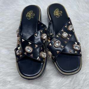 Rhinestone Ladies Shoes Platform Heels